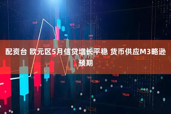 配资台 欧元区5月信贷增长平稳 货币供应M3略逊预期