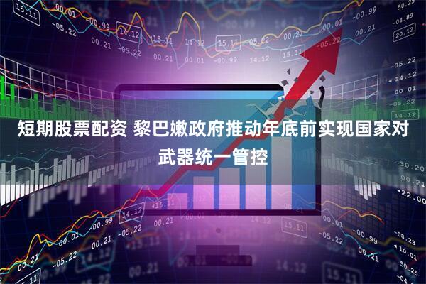 短期股票配资 黎巴嫩政府推动年底前实现国家对武器统一管控